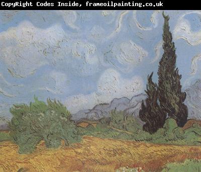 Vincent Van Gogh Wheat Field with Cypresses (nn04)
